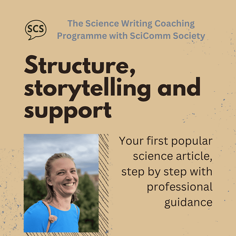 The Science Writing Coaching Programme with Sarah from SciComm Society