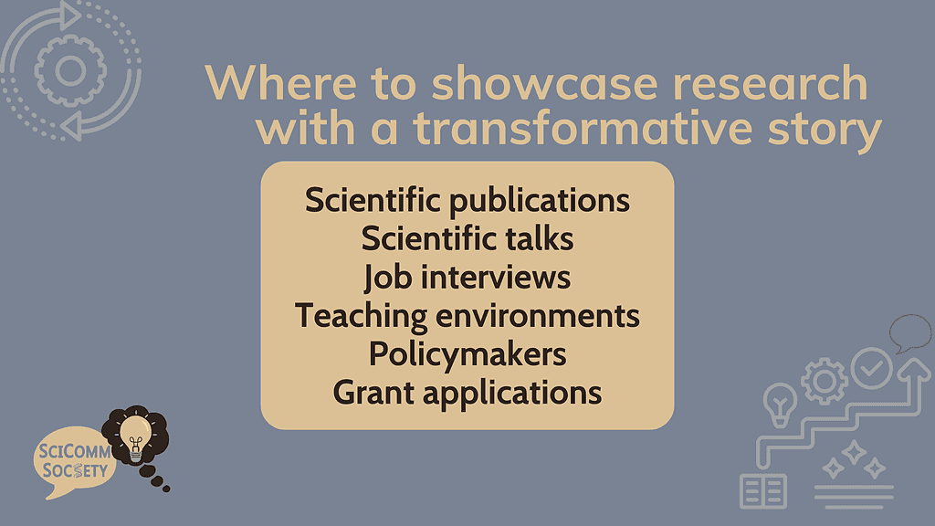 Every science story is a story of transformation
