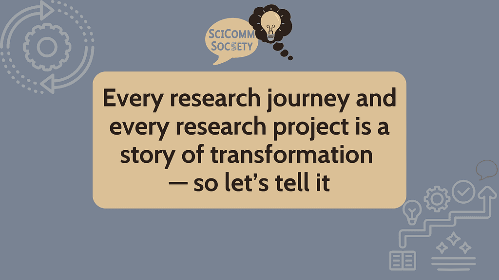 Every science story is a story of transformation