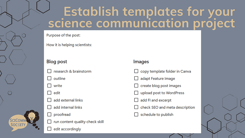 How to make science communication a sustainable habit